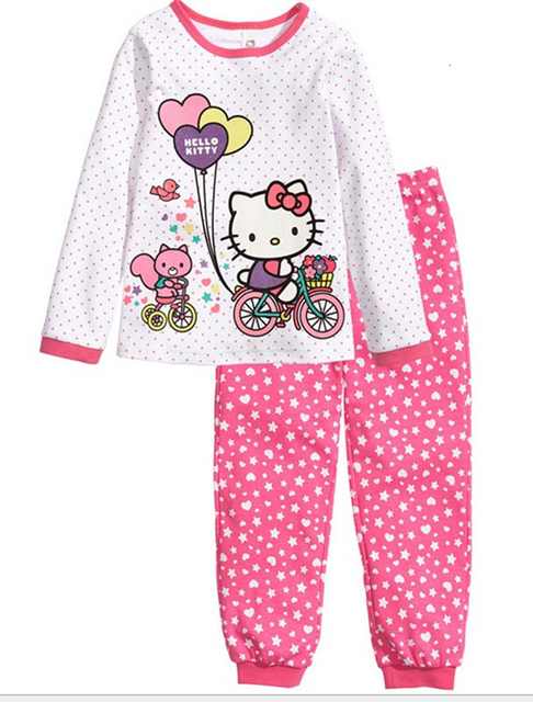 New Children's Rapunzel Clothing Set Boys Sleepwear Clothes Kids Pajamas Set Baby Girls Cotton Pajamas Cartoon Pajamas