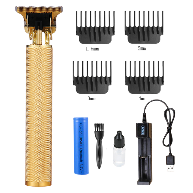 All-metal vintage T9 machine women's hair clipper hairdressing professional haircut machine 0mm nose and ear trimmer finish man