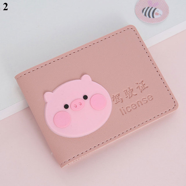 New Premium Personal Card Holder Hard Driver's License Card Small Business Document Holder Business Folder Wallet Credit Card Holder