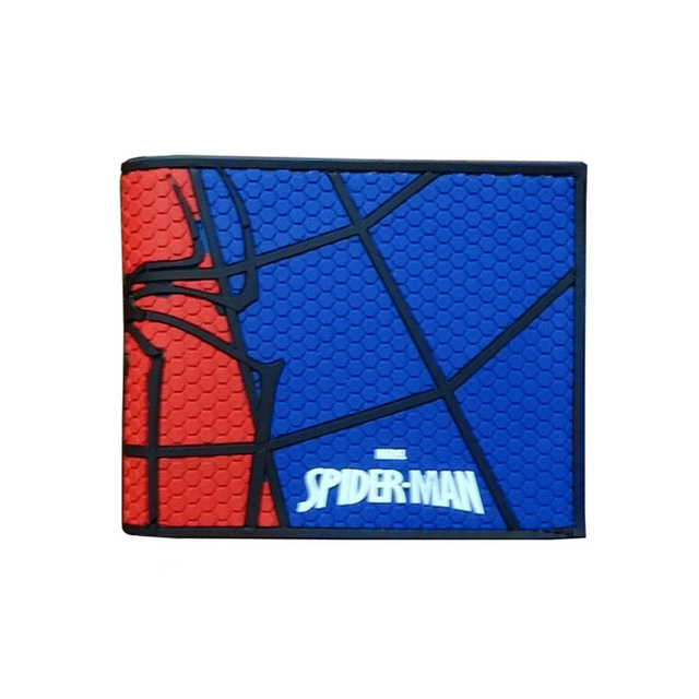 Disney Marvel Animation Peripheral Spiderman Short Leather Wallets Wallet Purse For Men Unique Wallet Wallet Women