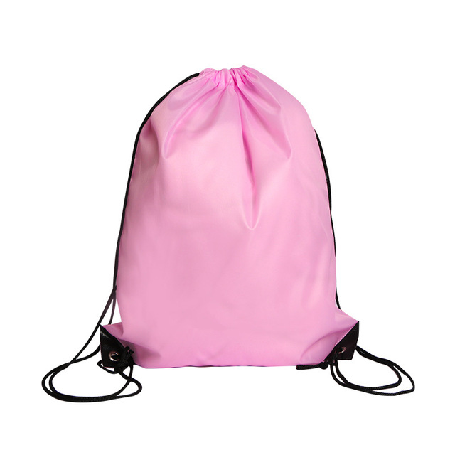 Summer Outdoor Portable Sports Bag Thicken Drawstring Strap Riding Backpack Gym Drawstring Shoes Bag Clothes Backpacks Waterproof