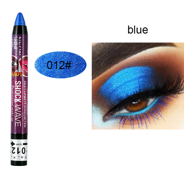 12 Color Professional High Quality Eye Shadow Pen Beauty Highlighter Eyeshadow Pencil Wholesale Eye Pencil Makeup