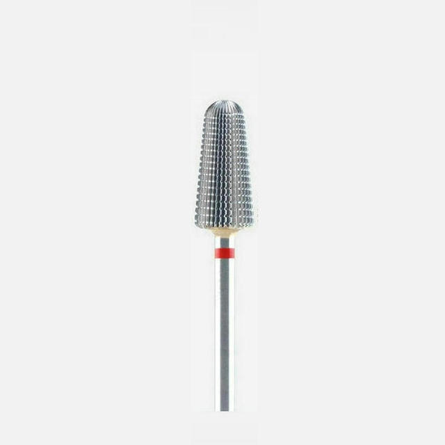 New 5 in 1 Tapered Carbide Nail Drill Bits Two-Way Carbide Drill Bits Accessories Milling Cutter for Manicure Left and Right Hand