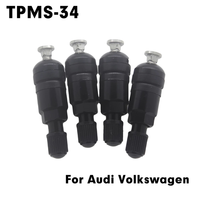 4pcs TPMS Tire Pressure Sensor Valve Metal Rubber Valves All Cars for Mercedes Audi Land Rover Volkswagen Patrol Buick Ford