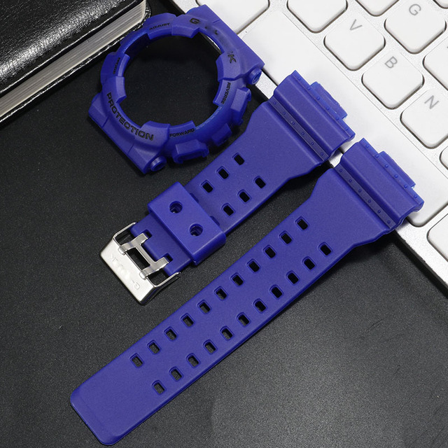 For G-SHOCK GA100 GA110 GA120 GD100 GD110 GD120 Watch Strap Watch Case Men Matte Wristwatch Sport Watch Silicone Case Strap