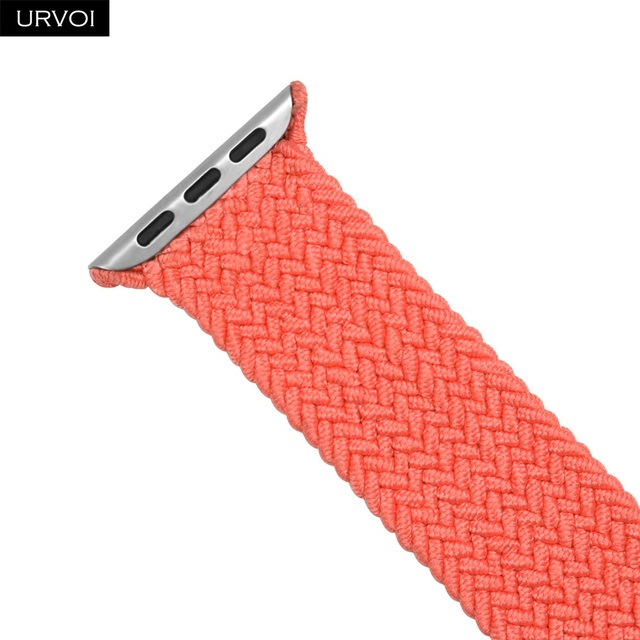 URVOI Braided Solo Loop for Apple Watch Sport Band Series 7 6 SE 5 4 3 21 Stretchable Strap for iWatch Woven Threads gen.5