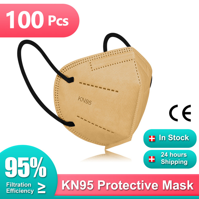 KN95 Mascarillas ffp2mascarillas Respirator Mask FFP2 Approved Mask 5 Layers Reusable FPP2 Mascarillas FP2 Face Masks Black KN 95 ffp3