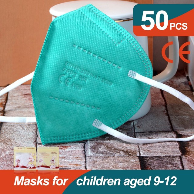 أقنعة Mascarillas FFP2 للأطفال FPP2 قناع KN95 للأطفال fpp2 قناع ffp2tool ada 9-12 صبي فتاة mascarilla infantil ffp2 قناع masque niños