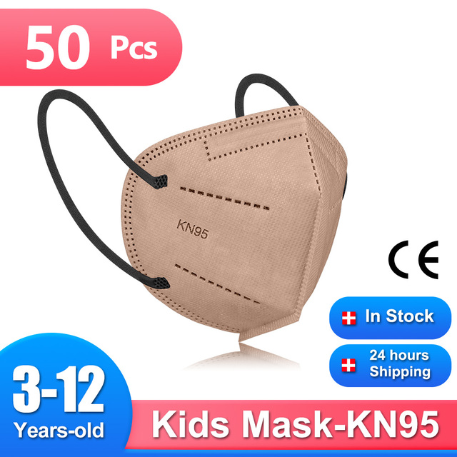 قناع أطفال من Morandi KN95 قناع FFP2 Mascarillas FPP2 معتمد وقاية صحية للأطفال قناع وجه CE masque enfant ffp2fan niños FP2