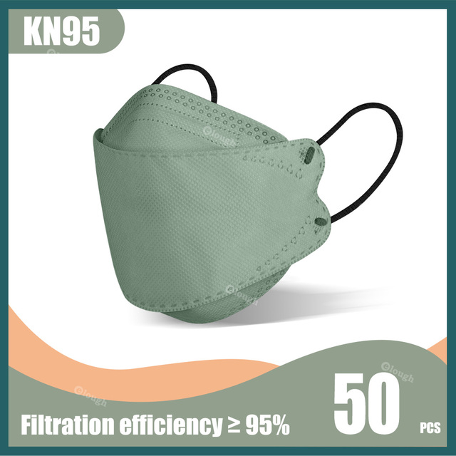 10-100pcs Fish Mask KN95 FFP2 Mascarillas FPP2 homology ada masks for adults disposable ffp2 respirator mask fpp2 colores kn95 masque