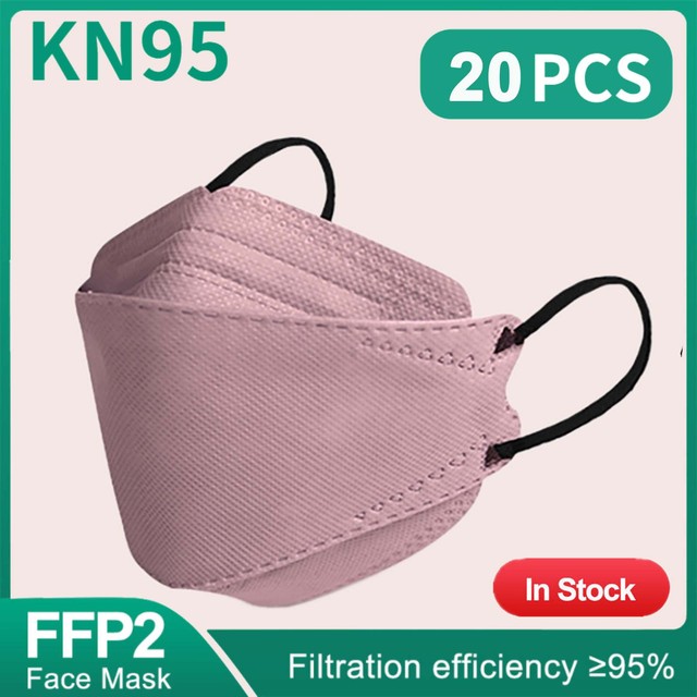 الكورية KN95 أقنعة الكبار Masque FFP2 Mascarillas FPP2 المثليين الأسود Morandi 4 طبقات قناع وجه واقي الوجه ffp2fan CE