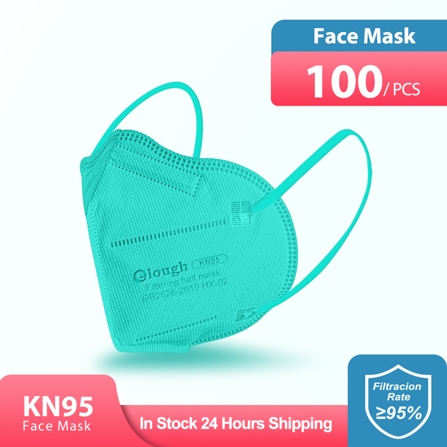 Elough ffp2 mascarillas adulto fpp2 homolucada disposable face mask kn95 mascara ffp2masque certified KN95 reusable mask