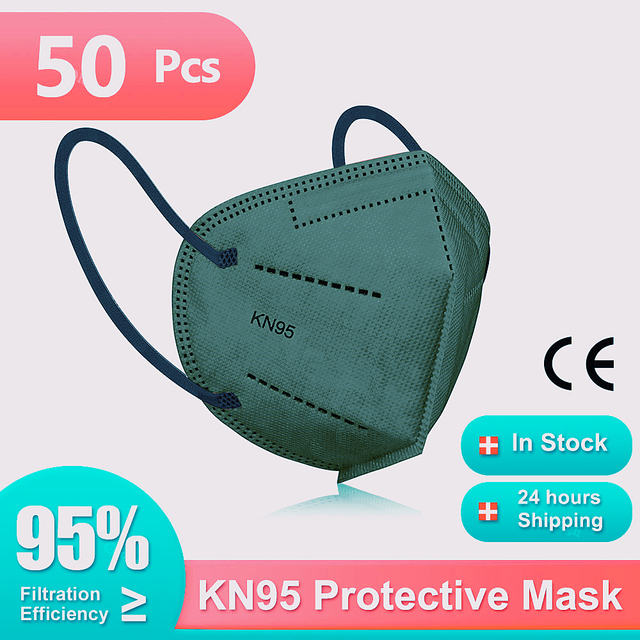 KN95 mascarillas fpp2 mascherina ffp2 face mask Certified face mask 95% Adlut filter Disposable masks KN95 masque fp2 mascara mascqrillas