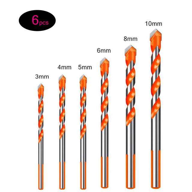 3-12mm high quality professional multifunctional drill bit sets for ceramic tile, concrete, wall, metal and wood drilling