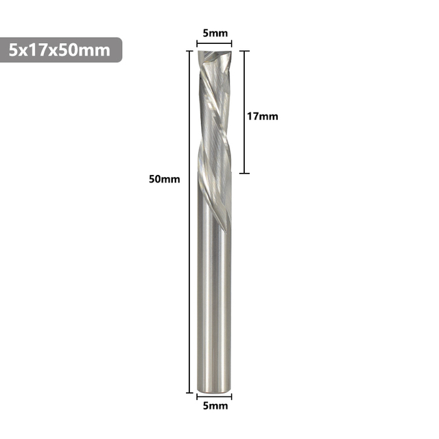 XCAN Up Down Cutter 3.175/4/5/6/8/10mm Shank CNC Router Bit for Woodworking 2 Flute Carbide End Mill Wood Mills Cutter