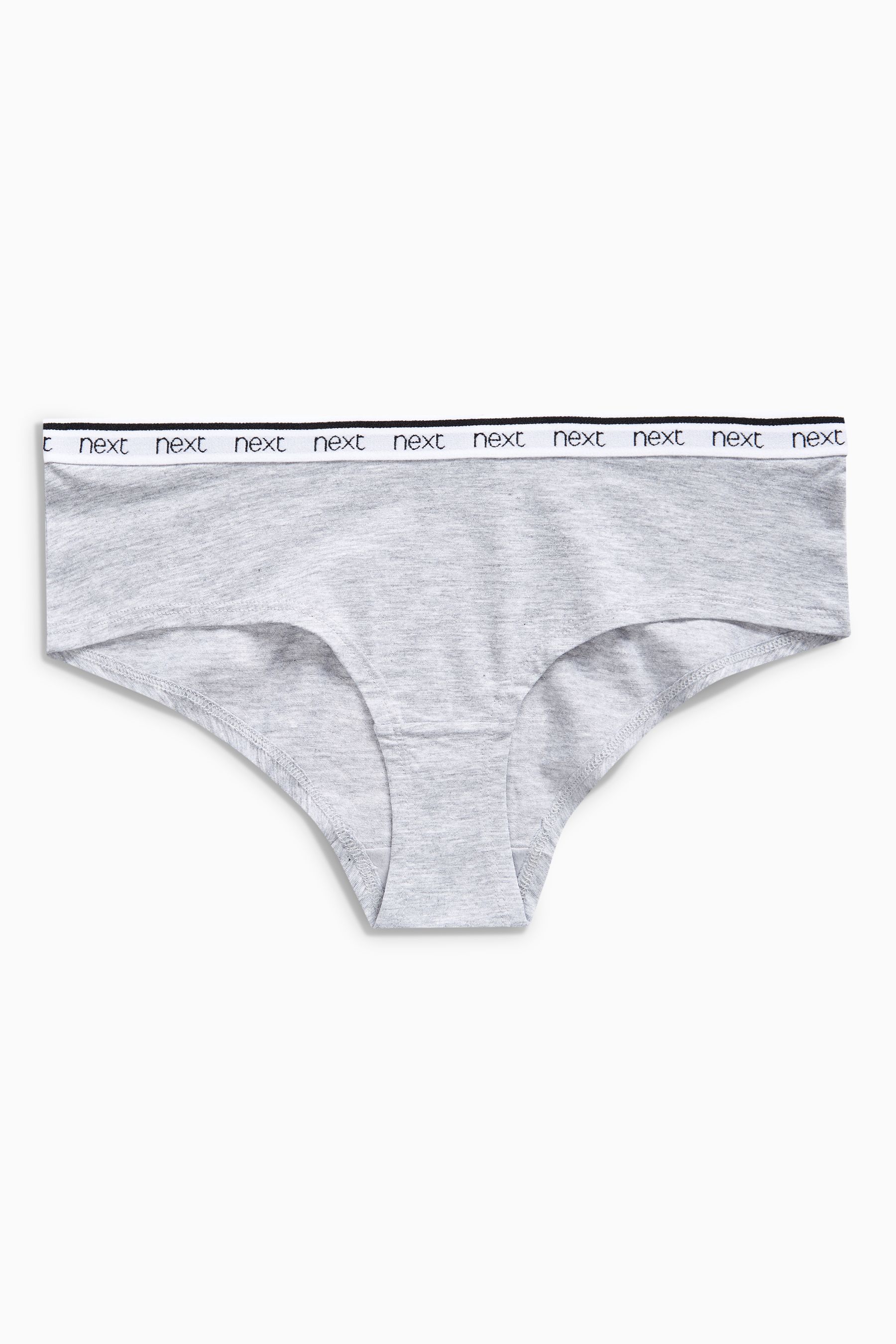 Cotton Rich Logo Knickers 4 Pack Short