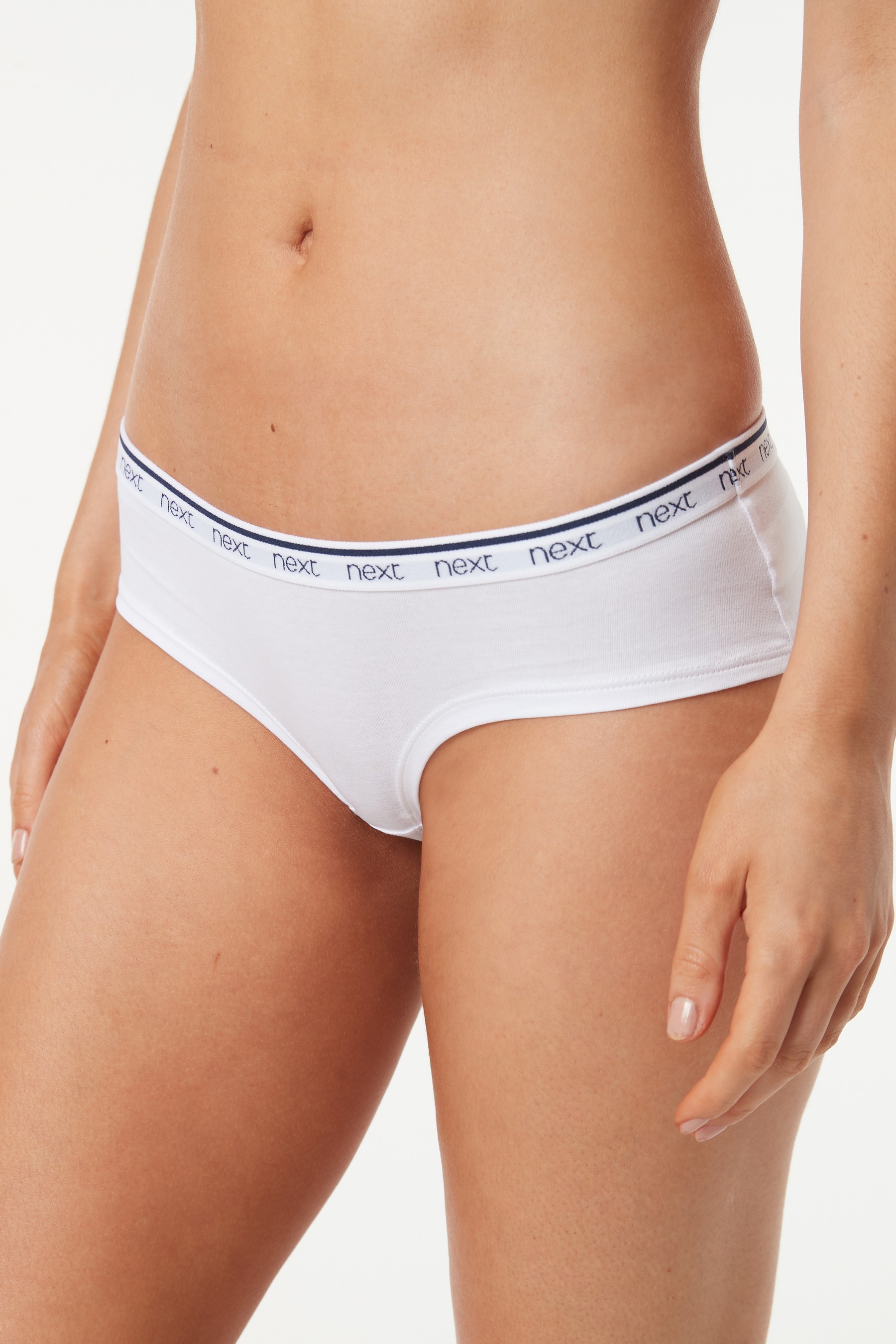 Cotton Rich Logo Knickers 4 Pack Short