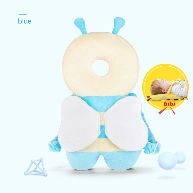 Baby Infant Head Protector Safety Pad Back Cushion Prevent Wounded Cartoon Security Pillows Breathable Anti-drop Pillow 1-3T