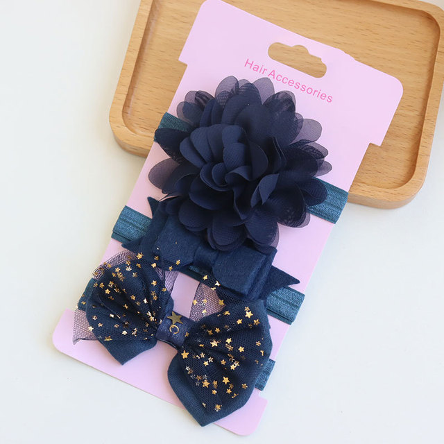 3pcs/10pcs Flower Bowknot Headbands Baby Girls Fashion Lovely Hair Band New Style Infant Children Girl Headwear Gift Accessories