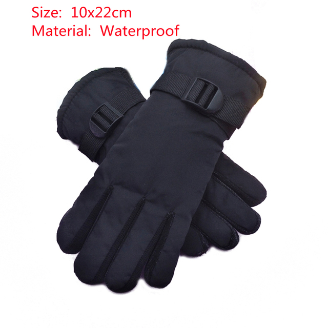 Kids Girls Boys Gloves Children Ski Gloves Thick Warm Pony Printed Waterproof Windproof Snow Gloves For Outdoor Sports 3-15Y