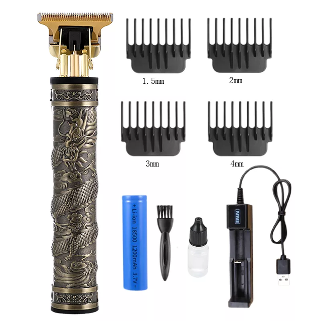 All-metal vintage T9 machine women's hair clipper hairdressing professional haircut machine 0mm nose and ear trimmer finish man