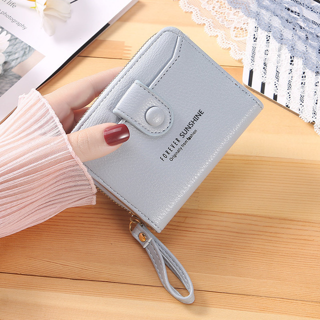 Wallet Women 2022 Lady Short Wallets Clutch Bag Money Small Purses Fold Leather Female Coin Purse Card Holder Carteira Feminina