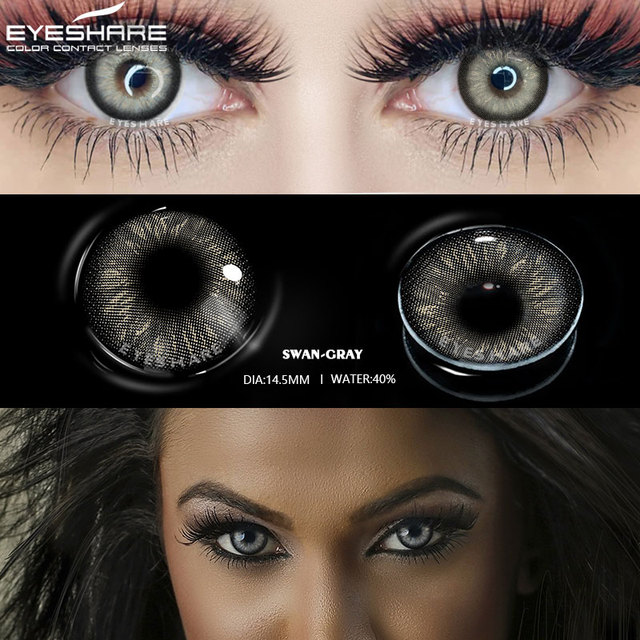 Eyeshare Colored Eye Lenses Annual Makeup Colored Eye Contact Lenses Eye Contact Lenses Cosmetic Colored Eyes Eyes Makeup