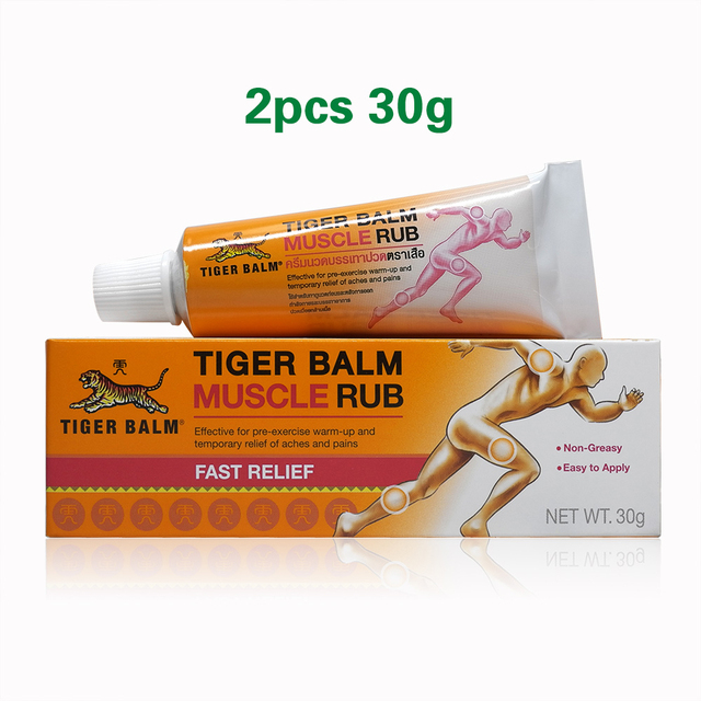 100% Original Tiger Balm Red White Rub Lotion Muscle Pain Relieving Relief Plaster Relaxing Balm Joint Pain Massage Ointment Medical