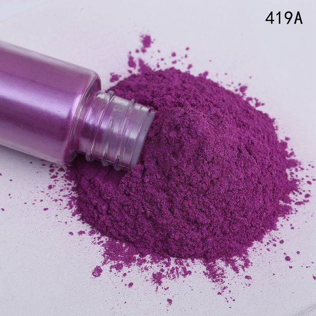 Colorful pearl mica pigment powder for nails glitter art, soap making epoxy resin eyeshadow lipstick car paint