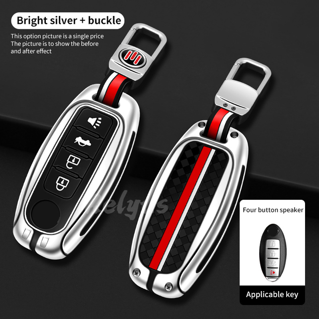 Zinc Alloy Car Key Cover Case For Nissan Qashqai J10 J11 X-Trail T31 T32 Kicks Tiida Pathfinder Murano Note Juke Remote Key Bag