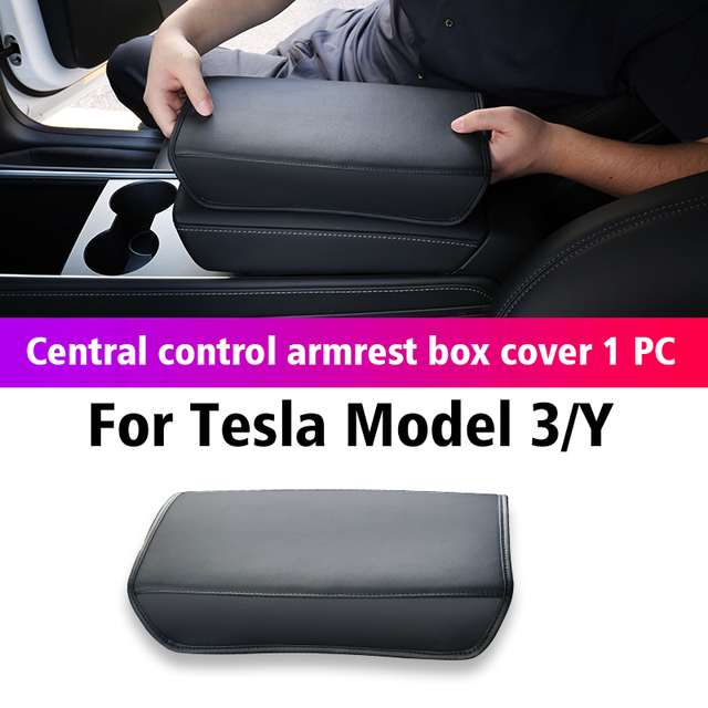 Car Trunk Organizer Booster For Tesla Model Y Model 3 2021-2022 Leather Mat Refit Interior Trim Accessories