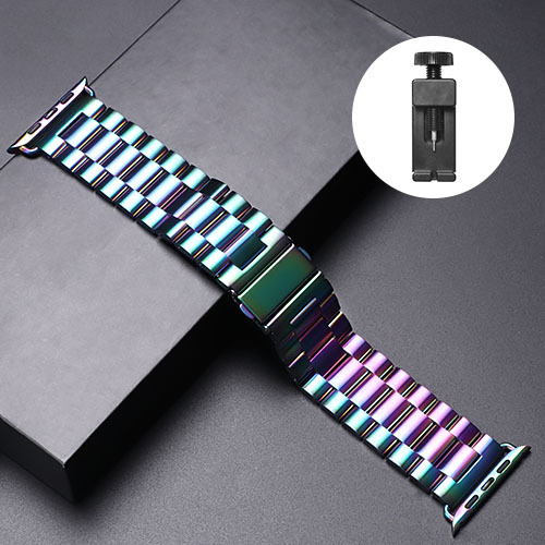 Metal Strap for Apple Watch Band 44mm 42mm 40mm 38mm 41 45mm Stainless Steel Bracelet for iWatch 7 6 SE 5 4 3 Series Accessories