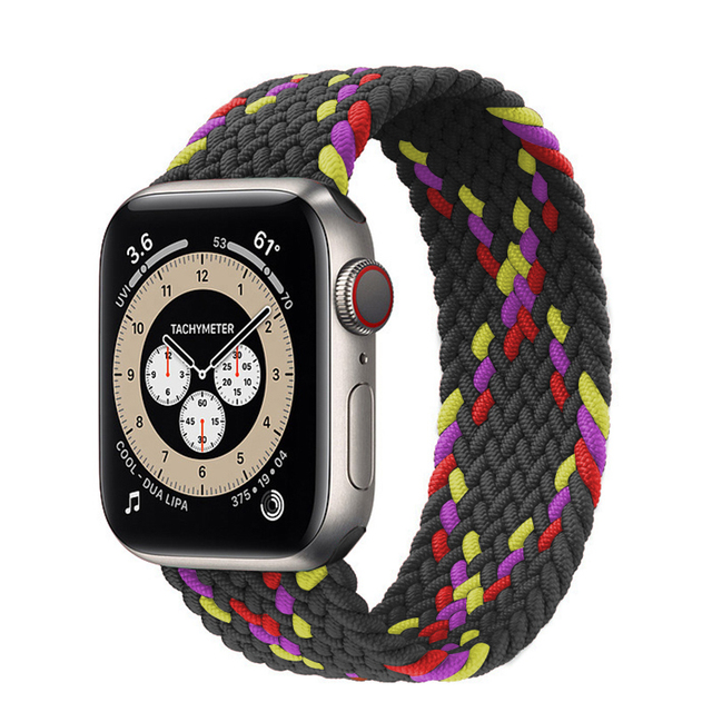 Braided Solo Loop Ring for Apple Watch Iwatch Serie 7 6 5 4 3 2 1 SE 40 41mm 42mm 44mm 45mm Applewatch Strap Bracelet Watchbands