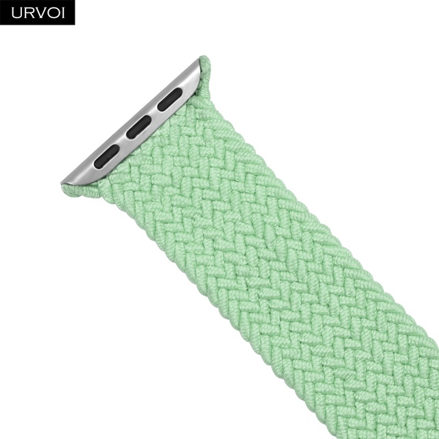 URVOI Braided Solo Loop for Apple Watch Sport Band Series 7 6 SE 5 4 3 21 Stretchable Strap for iWatch Woven Threads gen.5