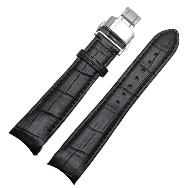 Genuine Leather Curved Bracelet End Watch Strap 20mm For Citizen BL9002-37 05A BT0001-12E 01A Watch Band 21mm Watchband 22mm