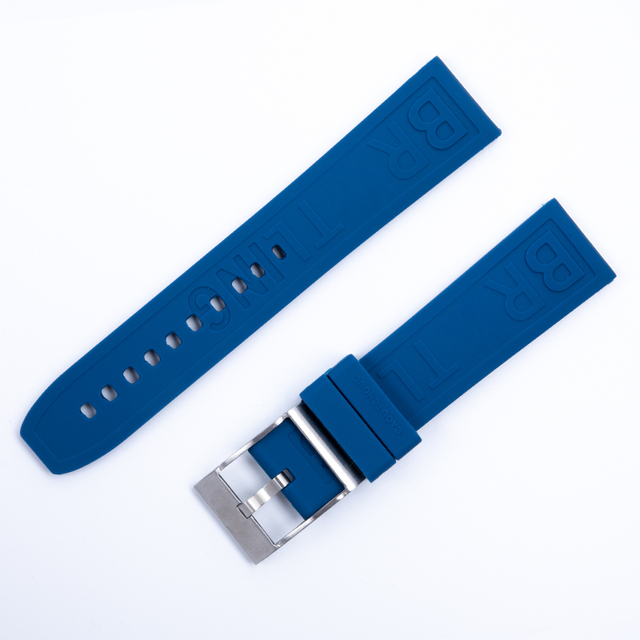 Silicone Watches Rubber Soft Band 20mm 22mm 24mm Watchband for Breitling Strap navitimer Avenger Superocean Logo Strap