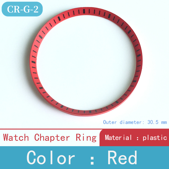 Mod watch chapter ring plastic for Seiko SKX007 SRPD53 for NH35 NH36 movement watch repair tool parts