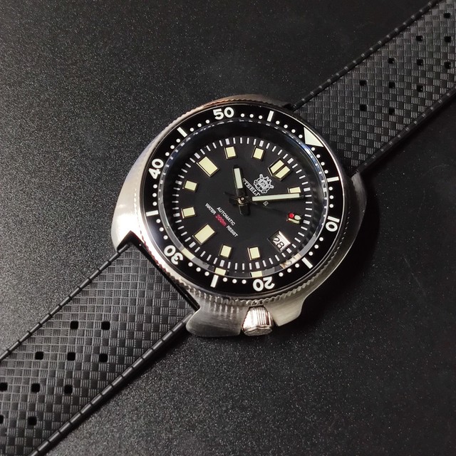 SD1970 Steeldive العلامة التجارية 44MM الرجال NH35 الغوص ووتش مع مدي السيراميك