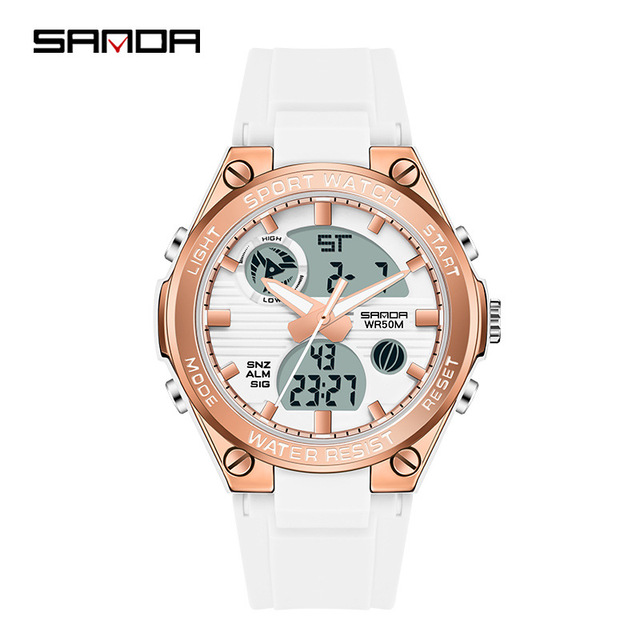 relogio feiminio Watch Women Luxury Rose Gold Women Men Sports Watches LED Electronic Digital Wristwatch Waterproof Watch reloj mujer