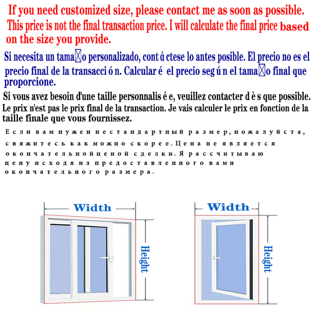 Invisible Fiberglass Summer Mosquito Net Adjustable Tulle Mesh Removable Customizable