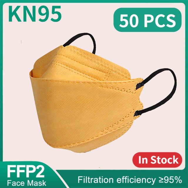 10-100 قطعة الاطفال الكورية Morandi KN95 Maske المتاح قناع الوجه الاسود الأطفال FPP2 أقنعة FFP2 Mascarillas niños Masque Enfant FP2