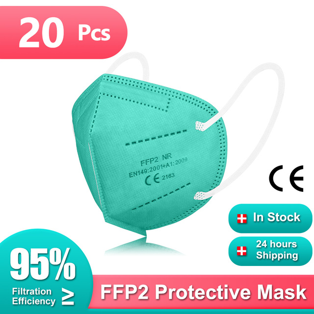 أقنعة كولورس ffp2 KN95 mascarilla ffp2 هومولوكادا إسبانيا ffp2fan 5 طبقات CE الكبار fpp2 المعتمدة قناع ffp 2 mascherina ffpp2