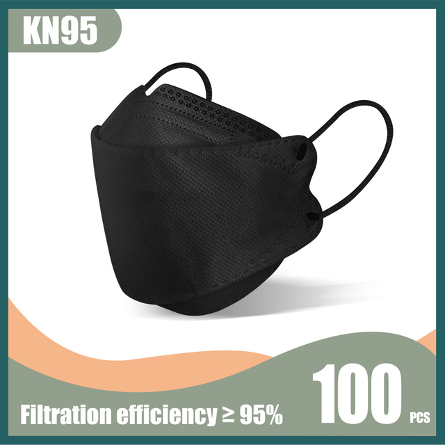 korean kn95 fish mask FPP2 homology ada Morandi 4 ply mask disposable dustproof respirator mask FFP2 certified