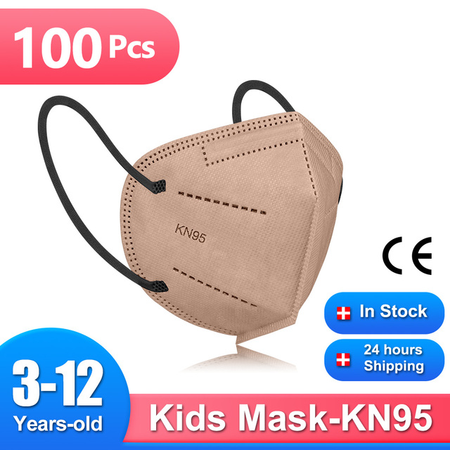 قناع أطفال من Morandi KN95 قناع FFP2 Mascarillas FPP2 معتمد وقاية صحية للأطفال قناع وجه CE masque enfant ffp2fan niños FP2