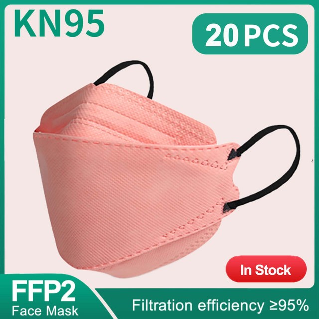 الأمن الكورية KN95 أقنعة Morandi 4 طبقات قناع وجه واقي Mascherine FFP2 Mascarillas FPP2 أقنعة Masque Noir ffp2fan CE