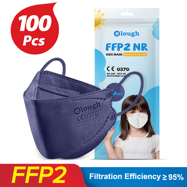 اقنعة FFP 2 للاطفال بعمر 6-12 سنة اقنعة FPP2 الاطفال kn 95 قناع FP2 homology ada 4 رقائق كورية KN95 قناع ffp2 انفانت ffp2fan niños