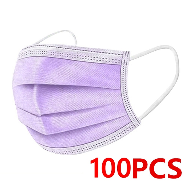 Disposable protective mask 3 ply non woven fabric dust cloth