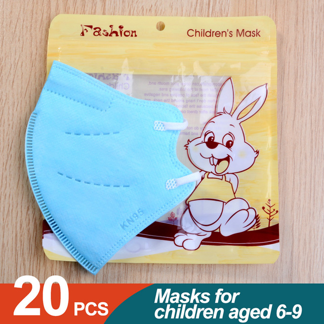 10/20/50 قطعة ffp2mask niños 6-9old قناع للأطفال kn95 mascarillas niños ce قابل للغسل الاطفال ffp2reutilizable fpp2 infantil أقنعة