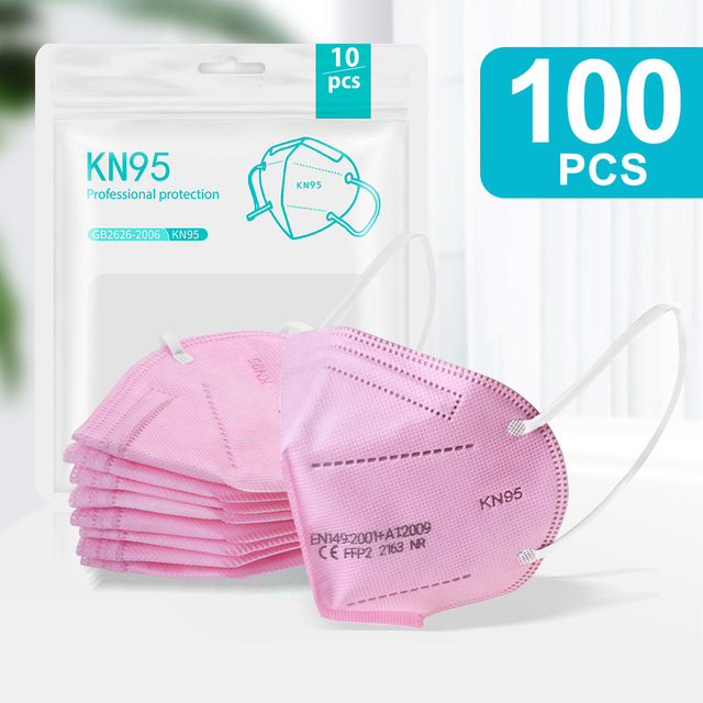 5-200pcs KN95 Mask 5 Layers Filter CE FFP2 Mascarillas ffp2masken Mouth Protective Reusable Face Masks Respirator Mask