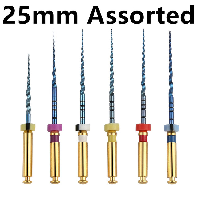 Dental Heat Activated Files Blue Endo Files Drive Use Rotary Files SX-F3 25mm For Root Canal Treatment